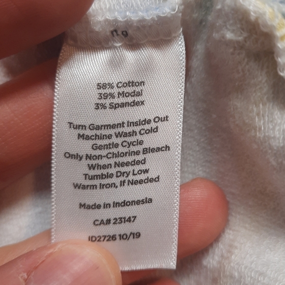 T by Talbots Womens UPF 50 Colorful Striped Light/Beach Wear Sweatshirt Size 1X - Picture 6 of 6
